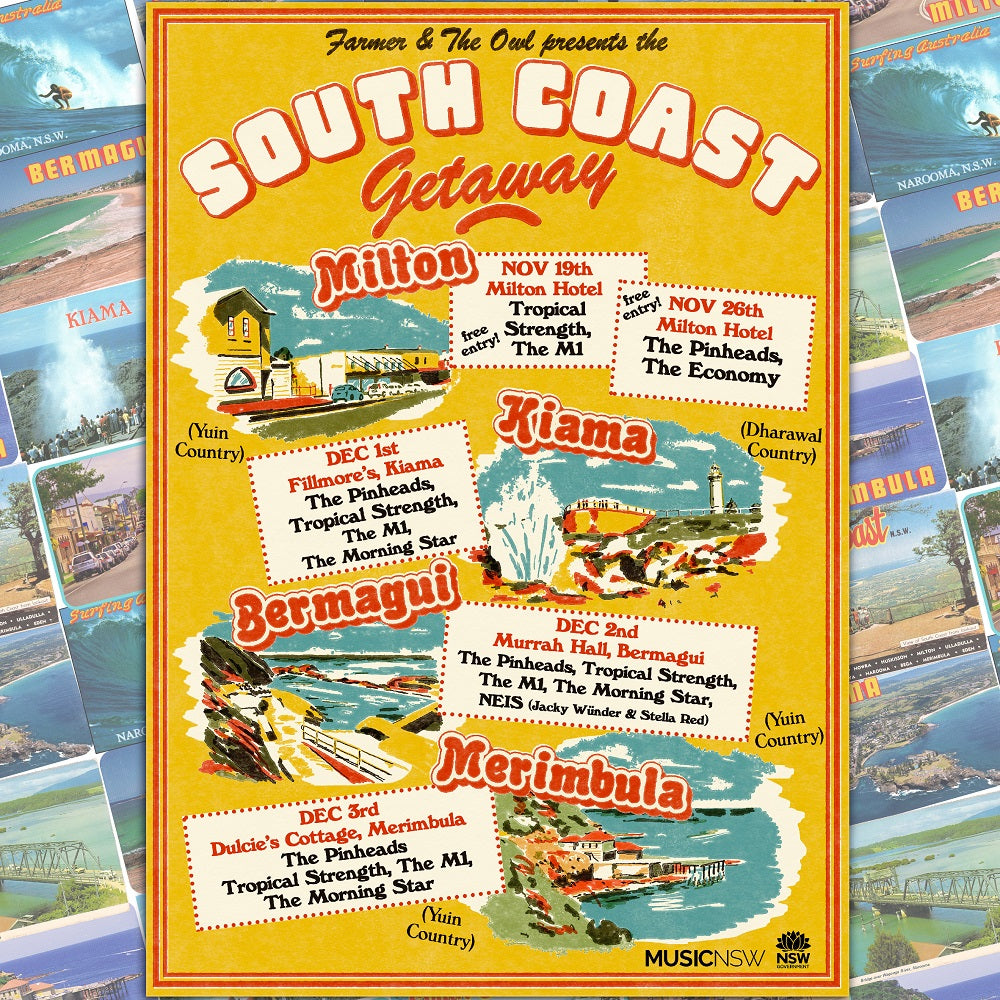 Introducing the South Coast Getaway featuring The Pinheads & Tropical Strength